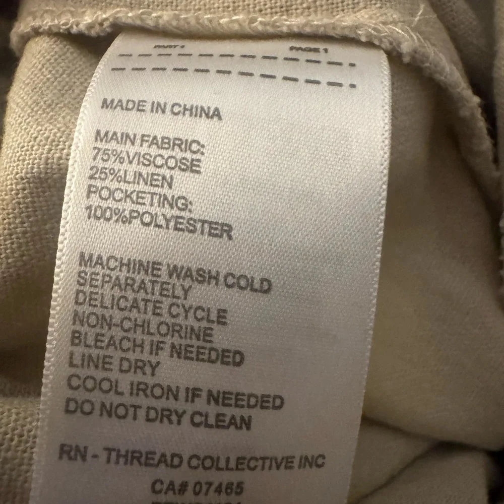 Ellen Tracy Linen blend wide leg pants - Picture 11 of 12